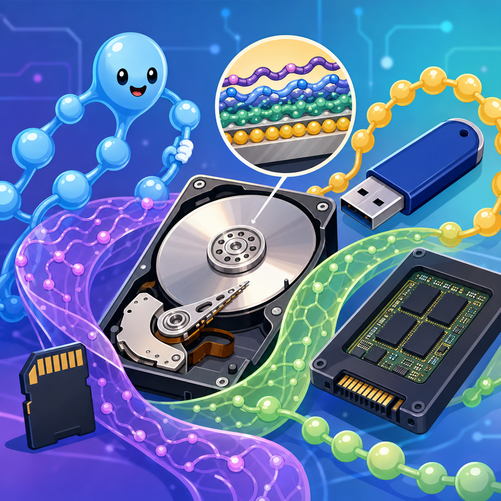 The Role of Polymers in Data Storage Devices