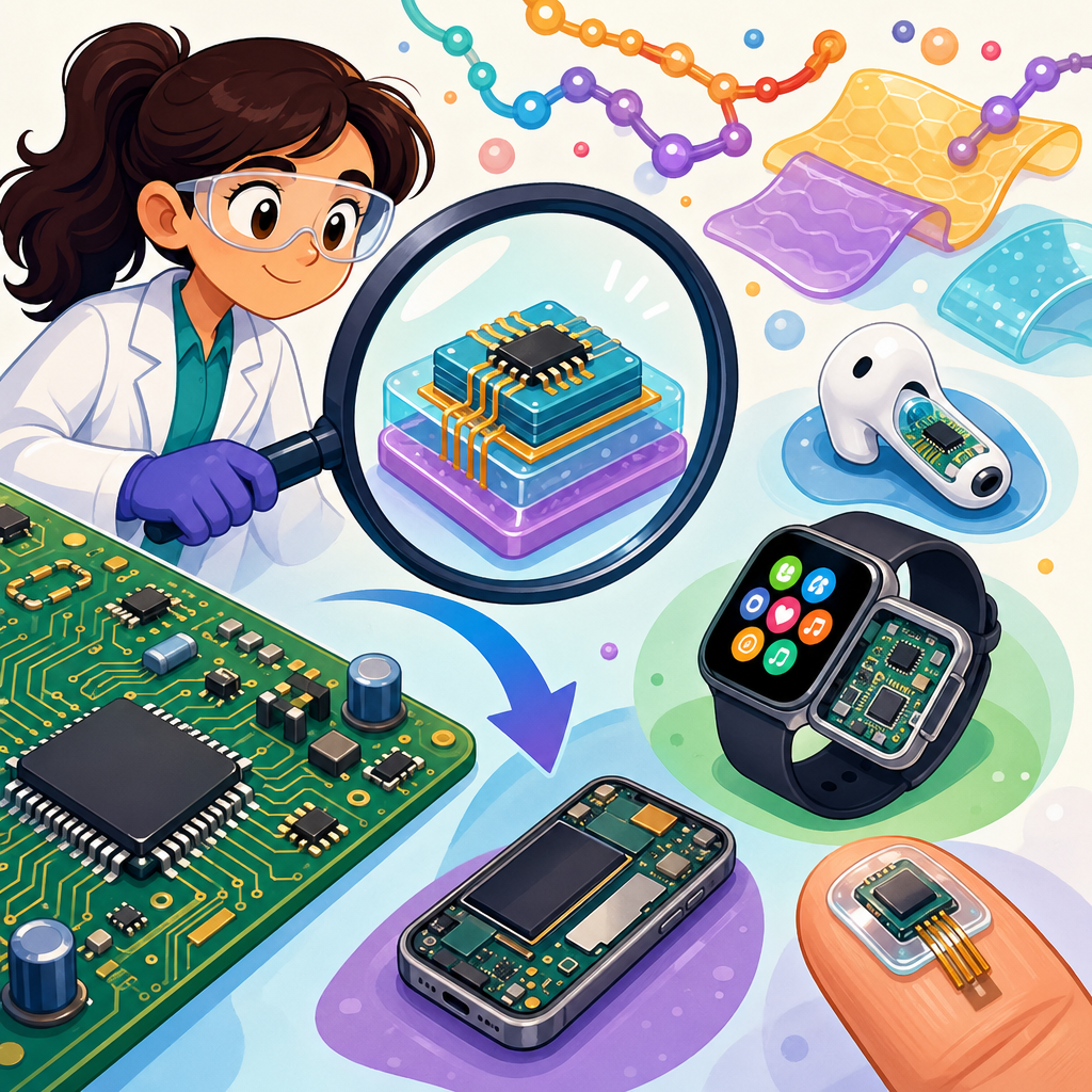 The Impact of Polymers on Miniaturization of Electronics